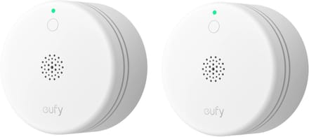 eufy Security slimme rookmelder E10 wit - compatible met HomeBase 3 - app notificaties - compact design - 5 jaar batterijduur - 2-PACK