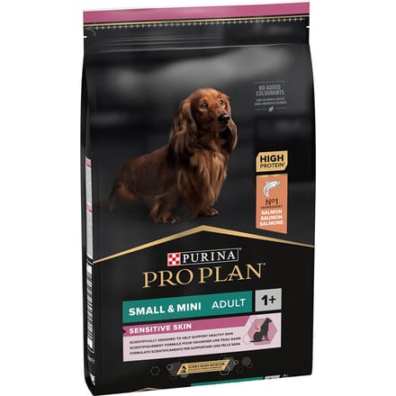 2x7kg Small & Mini Adult Optiderma Zalm & Rijst Pro Plan Hondenvoer