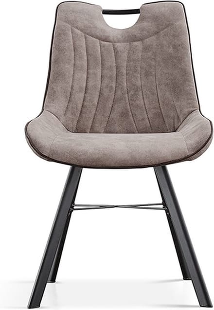 Interiax Eetkamerstoel Ida Micro Fiber PU Grijs