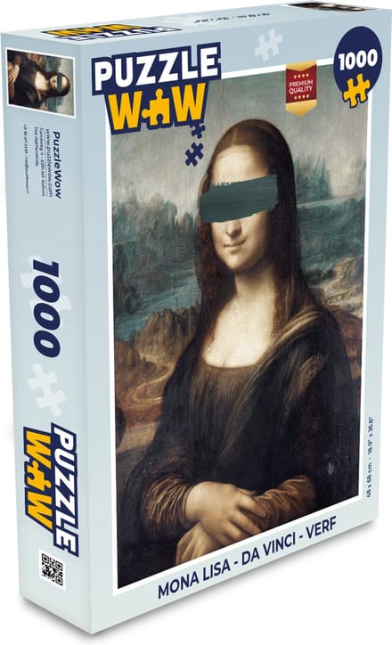 Puzzel Mona Lisa - Da Vinci - Verf - Legpuzzel - Puzzel 1000 stukjes volwassenen