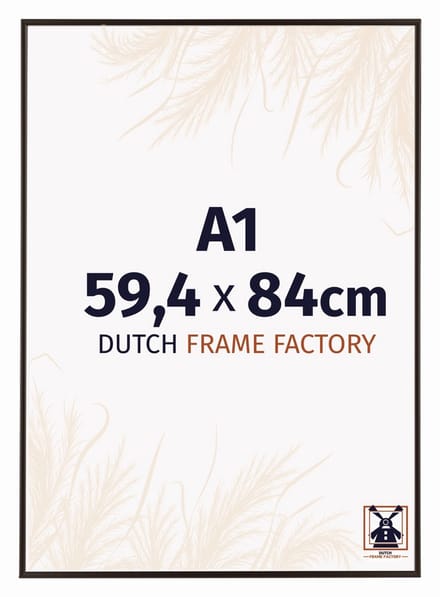 Fotolijst A1 59,4x84 cm - Kunststof - Antraciet - Easy