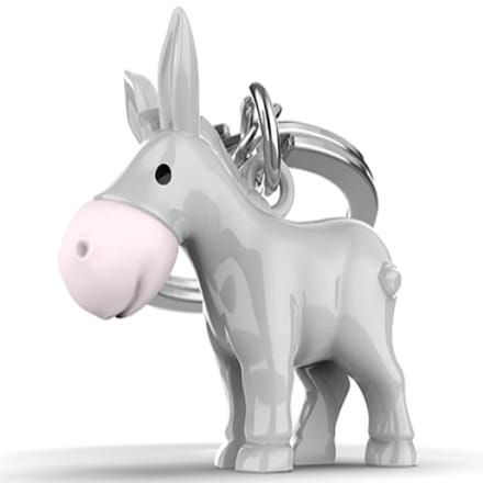 Metalmorphose Sleutelhanger Donkey Metal Keyring - Ezel - Metaal 3D