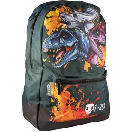 T-Rex rugzak 44x30x20 cm donkergroen groen