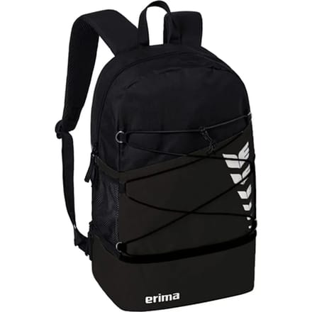 Erima Six Wings Multifunctionele Rugzak Met Bodemvak - Zwart | Maat: UNI