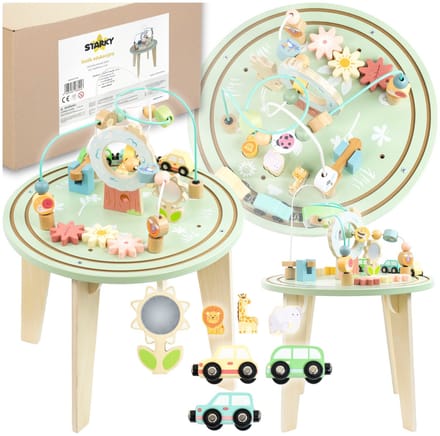 Starky - Montessori Educatieve Tafel - Houten - Activiteiten - Pastel