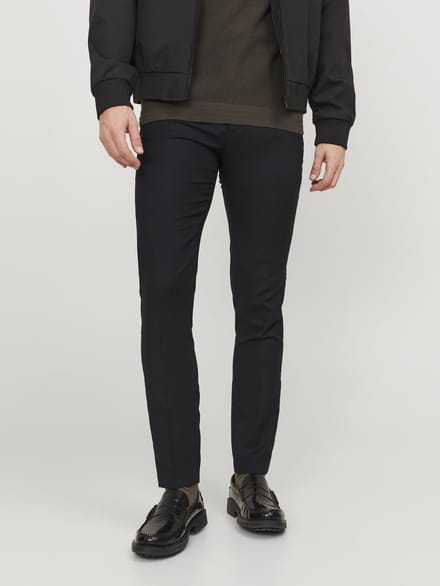 JACK & JONES Solaris Trouser regular fit - heren pantalon - zwart