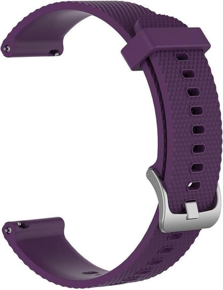 KELERINO. Siliconen bandje geschikt voor Garmin Vivoactive 3 - Paars - Small