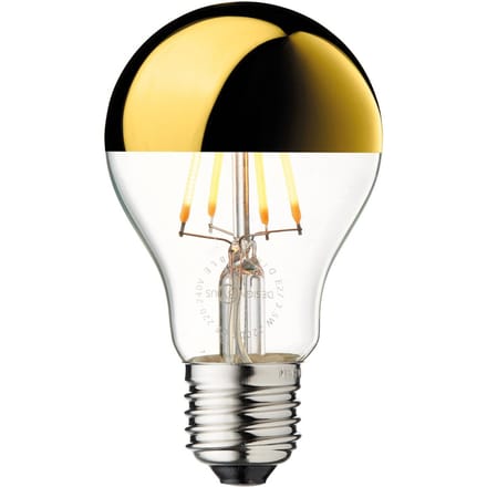 DESIGN BY US LED lamp E27 met gouden kap 3,6 W 2.700 K dimbaar