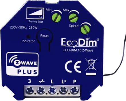 Z-Wave Smart LED Dimmer module 0-250 Watt – Fase afsnijding