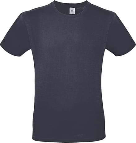 Classic E150 T-shirt B&C Collectie Navy Blue Maat M