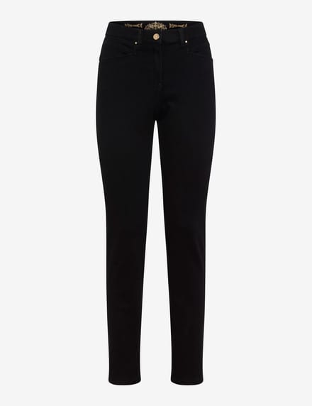Raphaela by Brax Dames Jeans  Style LUCA BLACK, denim zwart, maat 40