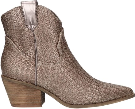 La Strada Western Bootie Pewter Raffia - Damesschoenen - Maat - 36