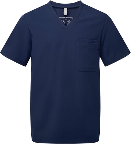 Schort/Tuniek/Werkblouse Heren M Onna Navy 42% Polyester, 33% , 19% Viscose, 6% Elasthan