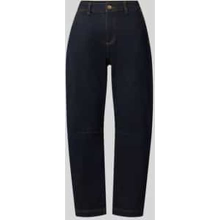 Barrel jeans van katoenmix