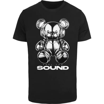 Mister Tee Feel The Sound Chrome Bear T-shirt MT3712