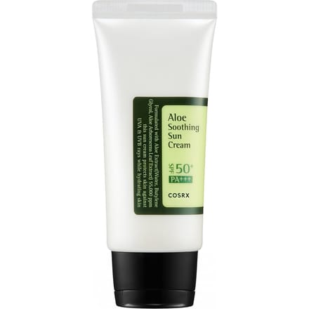 CORSX - Aloe Soothing Sun Cream Spf50+ PA+++ - 50 ml Hydraterende zonnebrand crème voor gezicht | Dagelijks gebruik