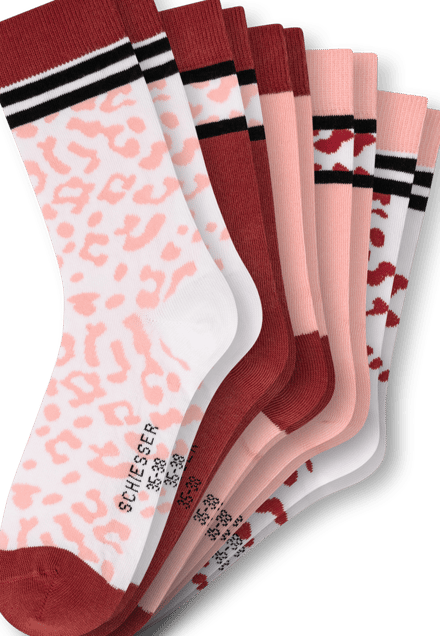 Meisjessokken, set van 5, meerkleurig - Legwear Teens 31/34