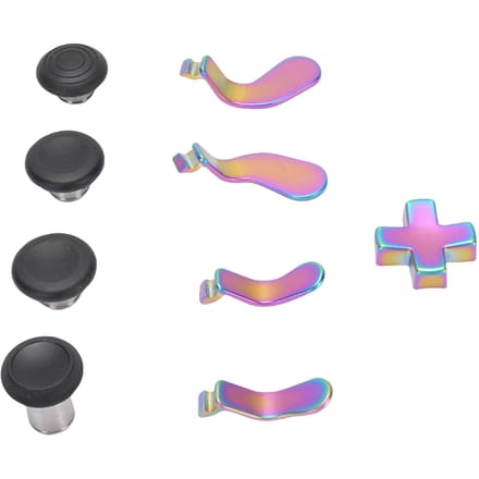 Metalen Thumbsticks Vervanging voor Elite Controller Series 2 Core met 4 Vervangbare Magnetische veelkleurig
