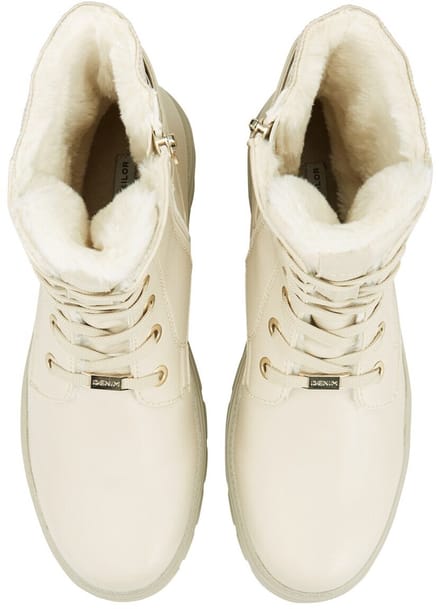 Tom Tailor Denim - Waterdichte laarzen met voering - Maat 37 - beige