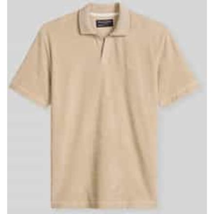 regular fit poloshirt van puur katoen badstof