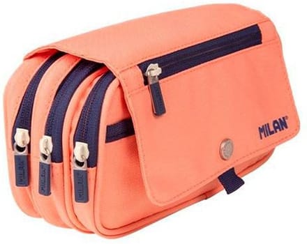 Schoolpennenzak Milan Serie1918 Roze 13 X 24 X 10 Cm