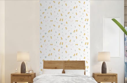 Behang - Fotobehang Eend - Baby - Dieren - Breedte 120 cm x hoogte 240 cm