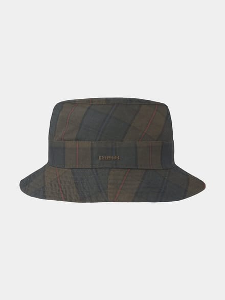 Desmond - Katoenen wax bucket - Olijf groen