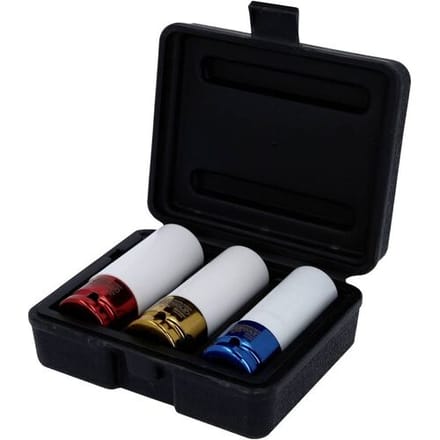 Set van 3 KS TOOLS slagmoerdoppen Voor aluminium velgen - 04-19-21mm - 1/2" - 515.1005