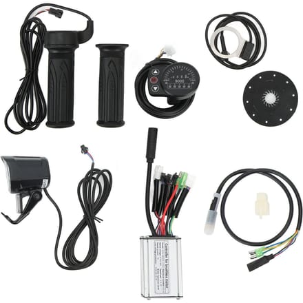 15A Sinusgolf Controller LED900S Paneel 10B Hulp Sensor 20X Handvat Greep QD252 Koplamp 600mm Mannelijke Connector Kabel 36V black