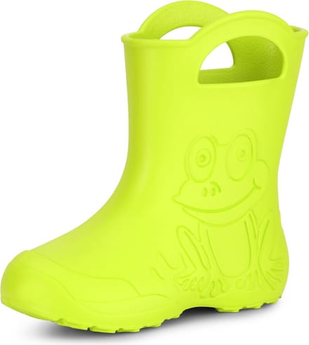 Ladeheid LA-CA-Frog Kinder Regenlaarzen - Rubber - Licht - EVA - Kalk - 32/33