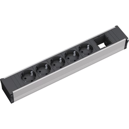BACHMANN CONI Groot 5x geaard stopcontact 1x ABD