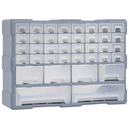 vidaXL - Organiser - met - 38 - lades - 52x16x37,5 - cm