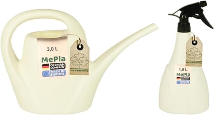 Gieter set 3,0 l indoor + sproeier 1,0 l - weerbestendig kunststof