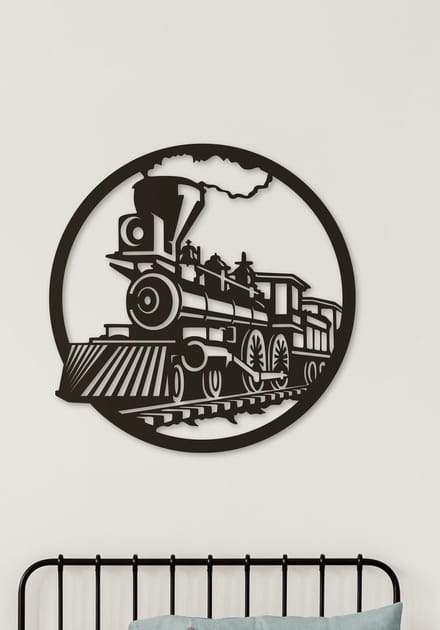 Wanddecoratie | Stoomtrein - L (60x60cm)