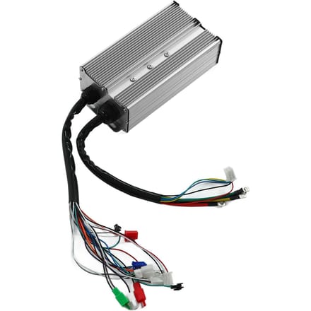 Borstelloze Motor Controller 36V 48V 60V 2000W 24 Transistors Dual Mode Aluminiumlegering Borstelloze Controller voor Elektrische Fiets gray