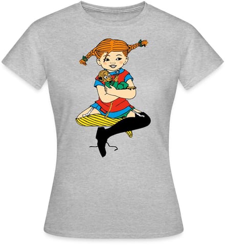 Pippi Langkous En Meneer Nilsson T-Shirt Dames