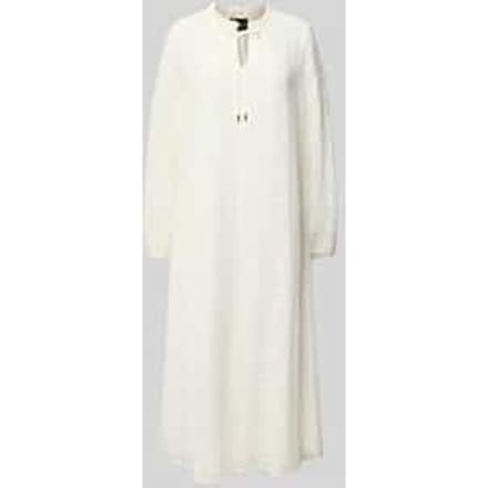 Jacquard-jurk met tailleband