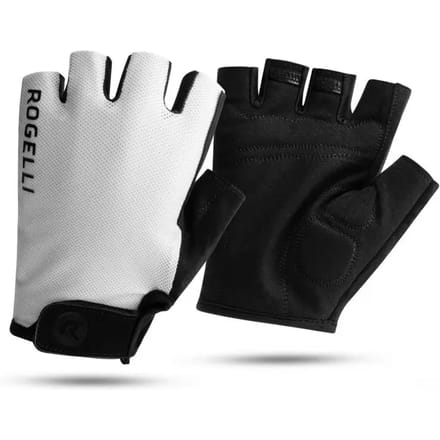 Rogelli Core Kind Fietshandschoenen - Zomer - Korte vinger - Wit