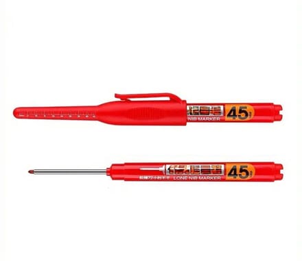 Diepgat markeerstift rood
