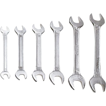 Top Tools - Ringsleutelset - 6-17 mm - 6 Stuks - Chroom-Vanadium Staal