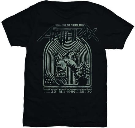 Anthrax - Spreading The Disease Heren T-shirt - S - Zwart