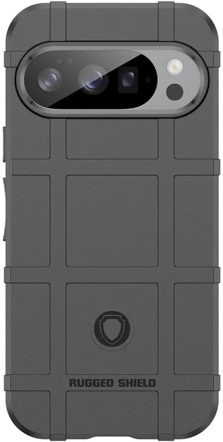 MobyDefend Hoesje - Geschikt voor Google Pixel 10 / Google Pixel 10 Pro - Rugged Shield TPU Backcover - Zwart