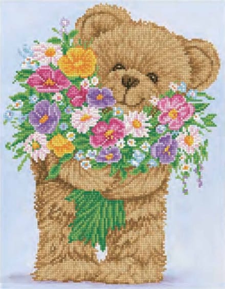 DIAMOND DOTZ Bunch of Love - Diamond Painting - 12.978 Dotz - 46x36 cm