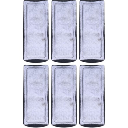 6 stuks Aquarium Filter Katoen Vervanging Wandgemonteerd Filter Accessoire voor Vissentanks white