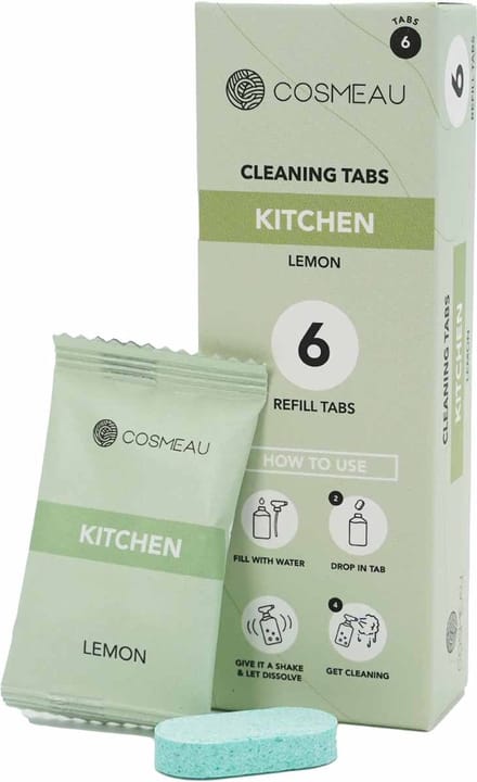 Cosmeau Keukenreiniger 6 Stuks Tabletten Cleaning Tabs Schoonmaak Tabs - Kitchen- Navulverpakking - Refill