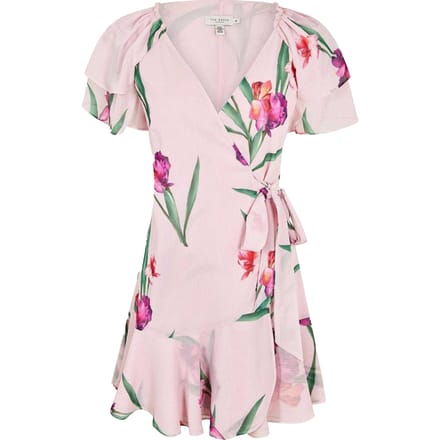 Ted Baker Dames/Dames Wikkeljurk (Roze)