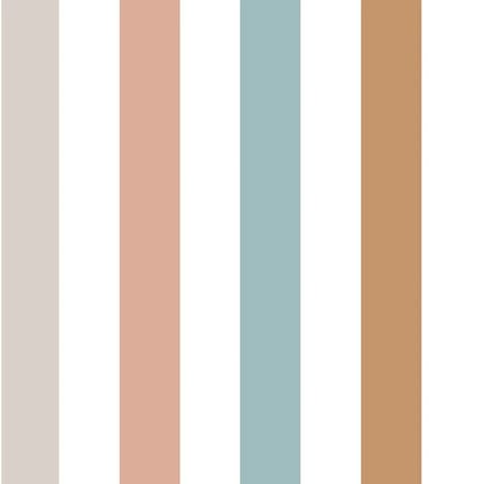 Baby behang Dekornik Portofino Colour Stripes