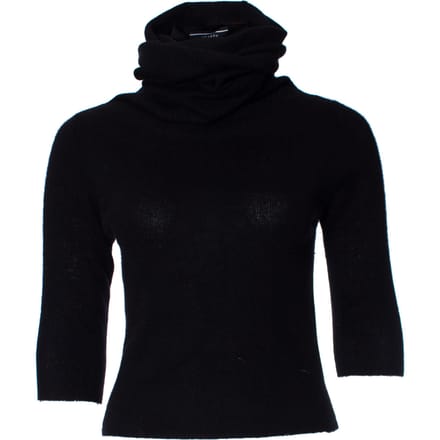 Joseph, cashmere top met extra lange col.
