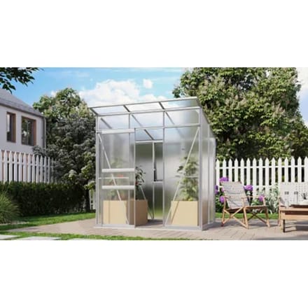 Vitavia Tuinkas Kit Palma - Aluminium Polycarbonaat - 6mm - 167,2x195,8x11,5cm - Aluminium