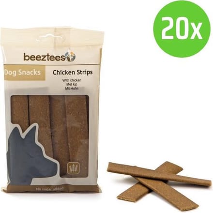Beeztees Chicken Strips 150 gram - hondensnack - 20 verpakkingen